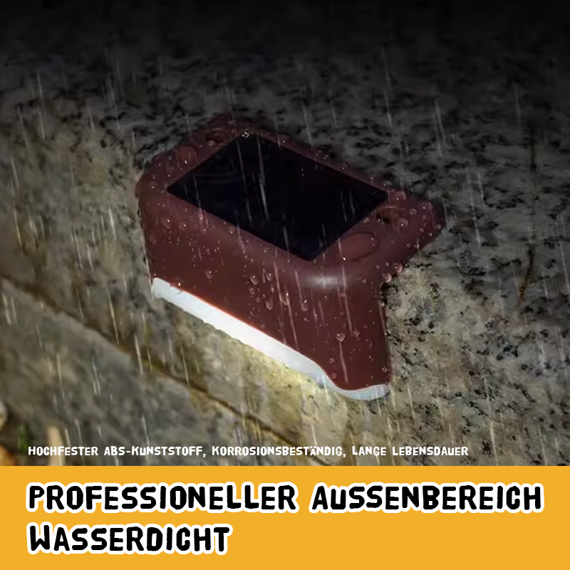 Solar-Treppenhausleuchte für draußen