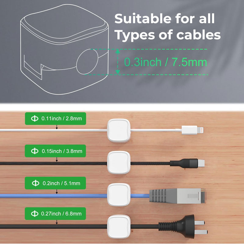 Magnetischer Kabel Organizer